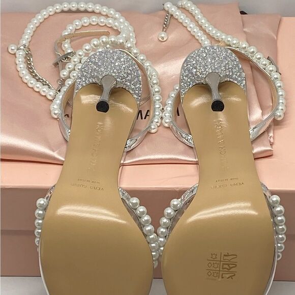 Mach & Mach Diamond Of Elizabeth PVC Embellished High-Heel Pumps size 40 - Picture 14 of 15